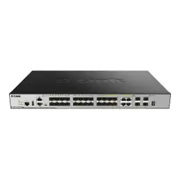 xStack3630-28SC - 24 ports SFP dont 4 Combo 1000Base-T - SFP & 4 ports 10GE SFP+ (DGS-3630-28SC/SI)_1